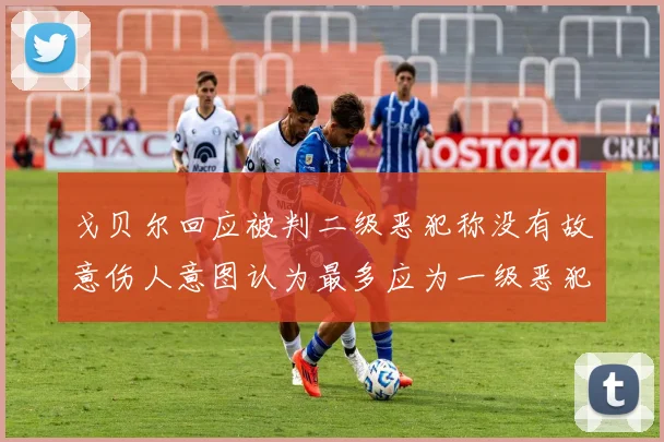 戈贝尔回应被判二级恶犯称没有故意伤人意图认为最多应为一级恶犯